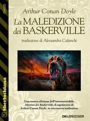 cover image of La maledizione dei Baskerville